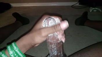 Preview 2 of English Kannada Sexy Movie Bhejo - Superdariusguy On Xvideos With A Twisted BBC Sloppy Massage ...but leads to cum busting out of his meat