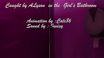 Preview 1 of Lela Star Maddness In The Gym - Caught by Magical Alyson in Bathroom Stall (Showing off her magical body)
