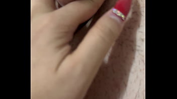 Preview 4 of Indian Muslim Porn - Sexy legs in pantyhose red nails closeup handjob
