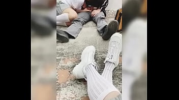 Preview 1 of Anna Polina Xxx Old Man - Mejores AMIGAS Estudiantes Putitas de la ESCUELA T&eacute_cnica se Graban Chup&aacute_ndole la VERGA a un Wey y Cogiendo en la Escuela! Colegiala Mexicana Amateur Follando en P&uacute_blico,  Alumnos Precoces! Parte 2