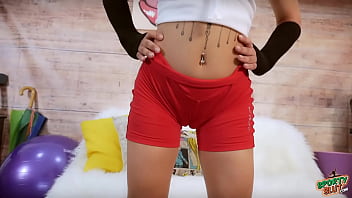 Preview 2 of Koriayan Sex Videocom - Perfect Round Hard Ass on Young Latina Showing Huge Cameltoe