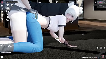 Preview 1 of Cassie Laine Malena Morgan - sexy tight pants