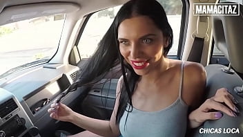 Preview 1 of Torturing Heavy Hangers - FREE FULL VIDEO - Big Juggs Latina (Kira Queen) Couldn&#039_t Wait Until They Get Home So She Fucks Her BF Outdoors - CHICAS LOCA