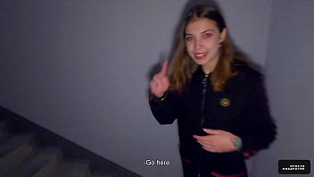 Preview 2 of Awesome Cheating Compilation - While Parents Are At Home We Fuck In The Staircase - Cum In Panties And Wear - POV - Public