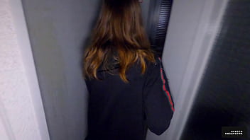Preview 1 of Awesome Cheating Compilation - While Parents Are At Home We Fuck In The Staircase - Cum In Panties And Wear - POV - Public