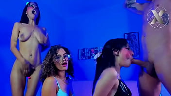 Preview 2 of English Xxx Hd Full Movi - Deep blowjob interracial party... Black vs white