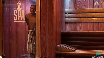 Preview 4 of Panty Squirtz - Hot orgy in the steamy sauna &bull_ FREE PASS #44