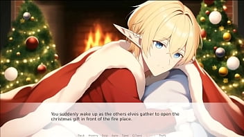 Preview 3 of Mira Land Xxx - Cuckolding Santa [Rule 34 Hentai game] Ep.1 Link fucking a zoran girl on the beach and Mr. Claus cheating wife loves to suck elf cocks