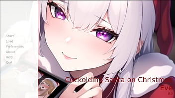 Preview 1 of Mira Land Xxx - Cuckolding Santa [Rule 34 Hentai game] Ep.1 Link fucking a zoran girl on the beach and Mr. Claus cheating wife loves to suck elf cocks