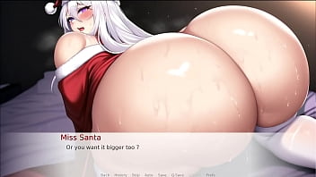 Preview 4 of Mira Land Xxx - Cuckolding Santa [Rule 34 Hentai game] Ep.1 Link fucking a zoran girl on the beach and Mr. Claus cheating wife loves to suck elf cocks