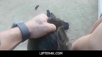 Preview 3 of Tiger And Woman Fuk - Lifter4K - Perv Cop Fucking Two Slut Rebel Teens Thiefs in Public