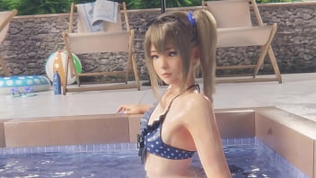 Preview 1 of Indian Xvidoe - Marie Rose - wardrobe Malfunction by the pool,  lvl3toaster