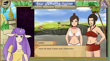 Preview 2 of School Xxxin Video Bhojpoore Hd - Avatar the last Airbender Four Elements Trainer Part 42 Spin the bottle