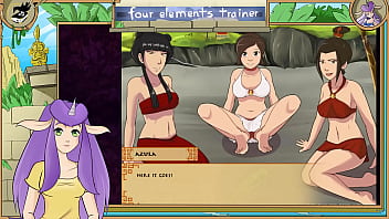 Preview 3 of School Xxxin Video Bhojpoore Hd - Avatar the last Airbender Four Elements Trainer Part 42 Spin the bottle