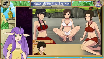 Preview 4 of School Xxxin Video Bhojpoore Hd - Avatar the last Airbender Four Elements Trainer Part 42 Spin the bottle