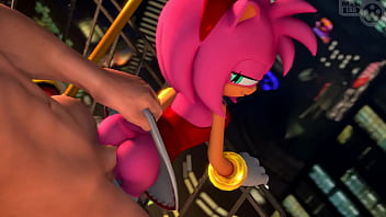 Preview 3 of Lady Xiin - Amy rose being fucked in the ass