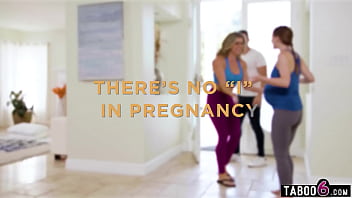 Preview 1 of Sex Hd Sil - MILF stepmom Cory Chase helps out both parents with the pregnancy shenanigans