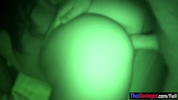 Preview 4 of Very Big Pussi Xxx - Nightvision recorded this homemade porno video of Asian girlfriend fucking