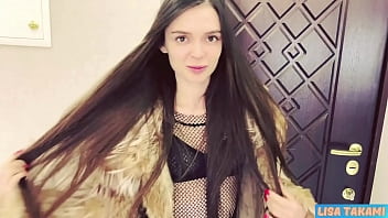 Preview 1 of Pink M - Stunning Luxury Escort Takes A Massive Cumshot On Her Gucci Boots - Lisa Takami