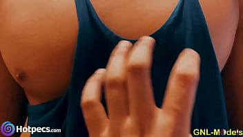 Preview 2 of Sobrinita Jugandomi Pija - Come and feel his juicy pecs!They are so big!