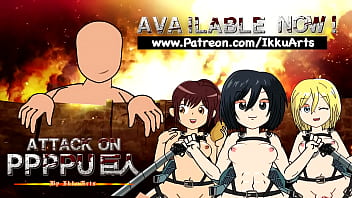 Preview 2 of Bro Share Bed Sis - PPPPU Gaiden Music: Shingeki no Kyojin OP 3