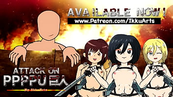 Preview 3 of Bro Share Bed Sis - PPPPU Gaiden Music: Shingeki no Kyojin OP 3