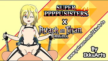 Preview 4 of Bro Share Bed Sis - PPPPU Gaiden Music: Shingeki no Kyojin OP 3