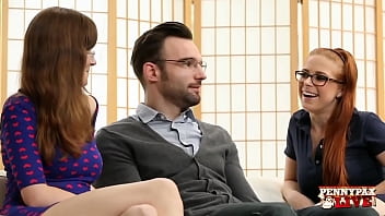 Preview 2 of 3semo Braids - Coeds Penny Pax,  Jay Taylor &amp_ Alex Legend Meeting For Fuck Study Session!
