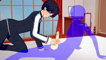 Preview 1 of Loving That Fat Weenie Of His - Sword Art Online Yaoi - Kirito Hardsex - Sissy crossdress Japanese Asian Manga Anime Film  Game Porn Gay