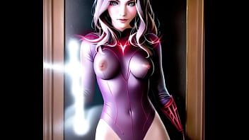 Preview 3 of 15 Wars Sxsx Ladki Porn - Hentai Scarlet Witch Visual Journey