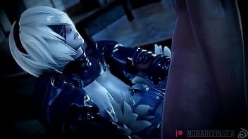 Preview 3 of Odsa Sex Bf Xxx - Nier: Automata - Qu&eacute_ rico sabe follar la zorra de 2B