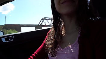 Preview 1 of Saya Aeto - Pago con MAMADA al UBER y me trago su LECHE