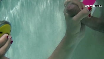 Preview 4 of Filmy Star Porn Video - Cum everywhere in the pool from blowjobs of Cruz