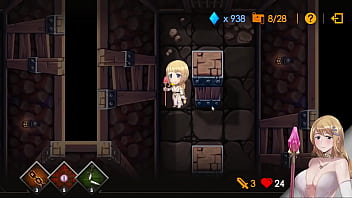 Preview 3 of Cat Tube - HGame-Escape Dungeon-莎莉絲．地牢脫出-6~被哥布林逮捕，被固定在木板上中出