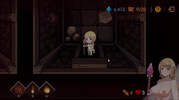 Preview 4 of Cat Tube - HGame-Escape Dungeon-莎莉絲．地牢脫出-6~被哥布林逮捕，被固定在木板上中出