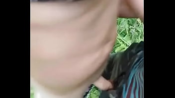 Preview 4 of Sex With Big Boob Lady On Bus - the guard caught me in the garden and me to suck fuck and cum on my pussy