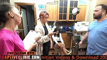 Preview 4 of Chicos Xxxgais - Doctor Tampa Takes Aria Nicole&#039_s Virginity While She Gets Lesbian Conversion Therapy From Nurses Channy Crossfire &amp_ Genesis! Full Movie At BondageClinicCom!