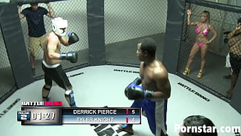Preview 1 of Outdoor Panties Orgy - Hot Babe Jessica Moore Fucking MMA Boxer Derrick Pierce
