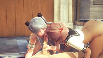 Preview 1 of Fuck Nal - Yaoi Femboy - Yaoi Two Boys having sex with two femboys in church - Sissy crossdress Japanese Asian Manga Anime Film  Game Porn Gay