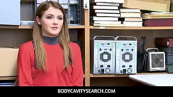 Preview 1 of Klo Kane - BodyCavitySearch - Teen Suspected Of Shoplifting Clothing From The Mall - Rosalyn Sphinx