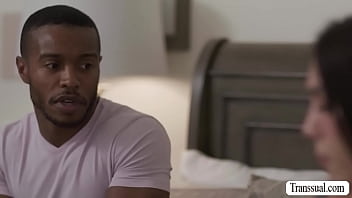 Preview 1 of Shintya Fucking David6 - Busty TS rides stepbros big black cock