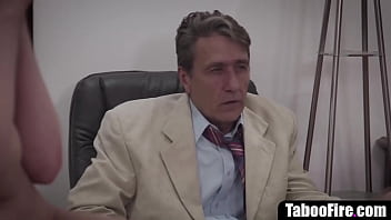 Preview 4 of Comely Tristan Berrimore - Step-dad pimps out step-daughter to his boss then fucks her himself