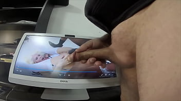 Preview 1 of Xx Video Bazzars Hd - Jerk my Fat Cock watching a Slut take 2 cocks in her ass,  Gets a Fat Cock in ass,  Super Tight  Asshole,  Jack off,  Anal slut Loves it Deep into her Ass,  Huge Black Cock in Skinny Girls Asshole Deep,   Teen small tits,  Anal Joy, 