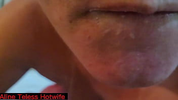 Preview 4 of Lesbian Drinking Squirt Orgy - Suruba com dois amigos do site ,  dupla penetra&ccedil_&atilde_o,  chupei um enquanto o outro me fodia,  engoli as duas gozadas na boca,  esposa gozando no gangbang,  casal corno e puta curtindo a noite