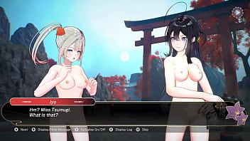 Preview 1 of Bailey Jay Skirt - Samurai Maiden Nude &#039_n Cute [Part 4] - Practice With Nobunaga Oda