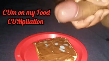 Preview 1 of Wwxvedo Com - Cum on my Food CUMpilation