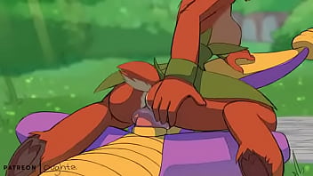 Preview 4 of Sonnyleone Pron - Spyro wird gefickt (Furry/Yiff)