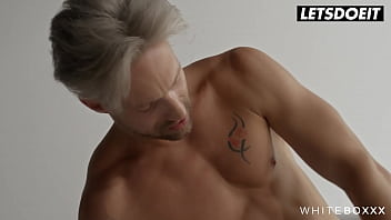 Preview 4 of Benten Xxx Vrdeo - FREE FULL VIDEO - Fake Tits Chick (Lana Roy) Passionately Fucked By Mature Lover - WHITEBOXXX