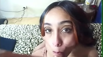 Preview 2 of Hot Thamel Sex - INTERRACIAL SEX &amp_ BLOWJOB 18YO EBONY &amp_ 18YO LATINA