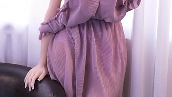 Preview 4 of Amateur Porn Movies - Fantasy Life Sized Sex Doll MILF Brunette for your BDSM Fetish